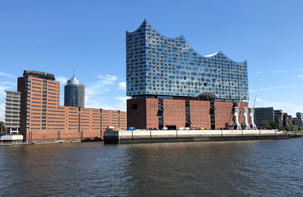 Port city of Hamburg