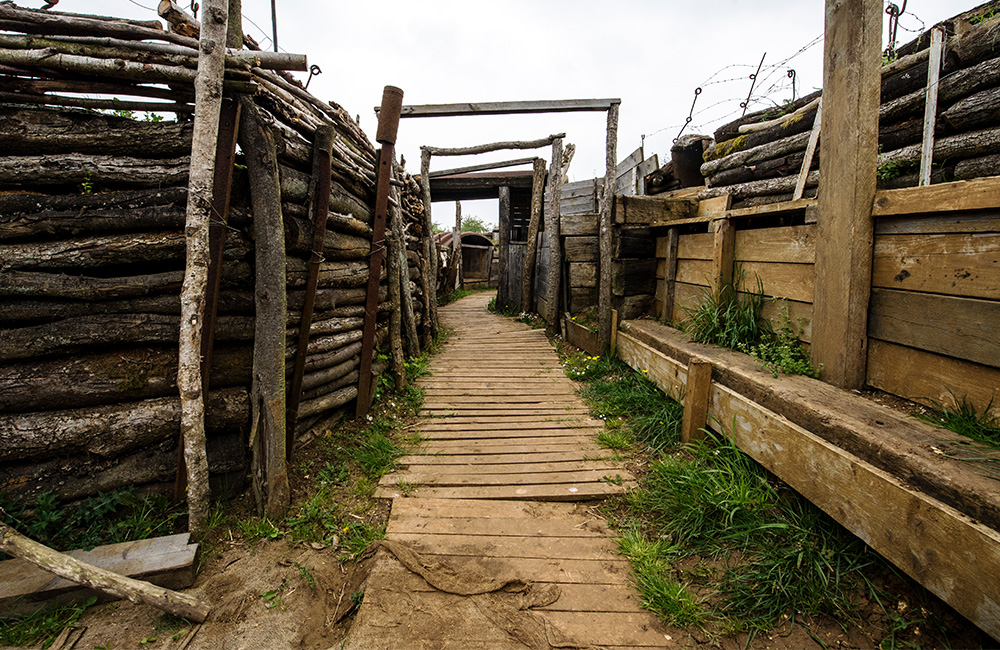 Bayernwald German trenches Bayernwald German trenches
