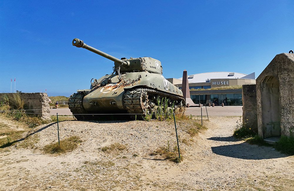 Sherman on Utah Beach