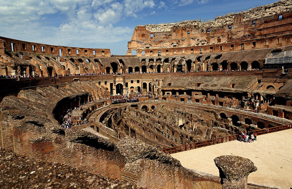 Inside the Colosseum
