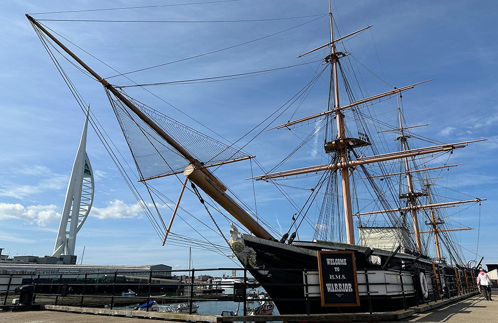 HMS Warrior in Portsmouth 