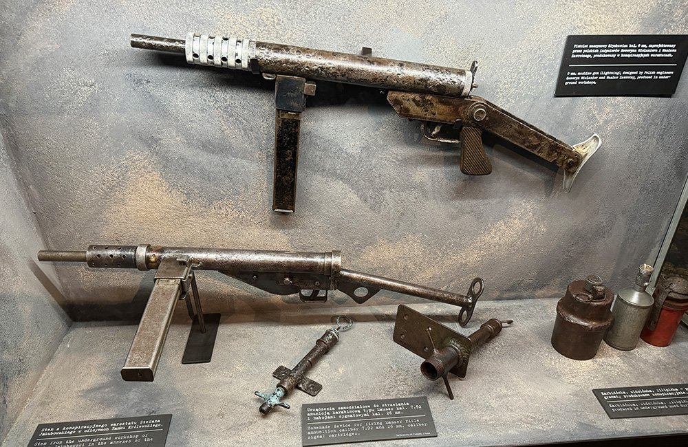 Weapons at the Warsaw Uprising Museum
