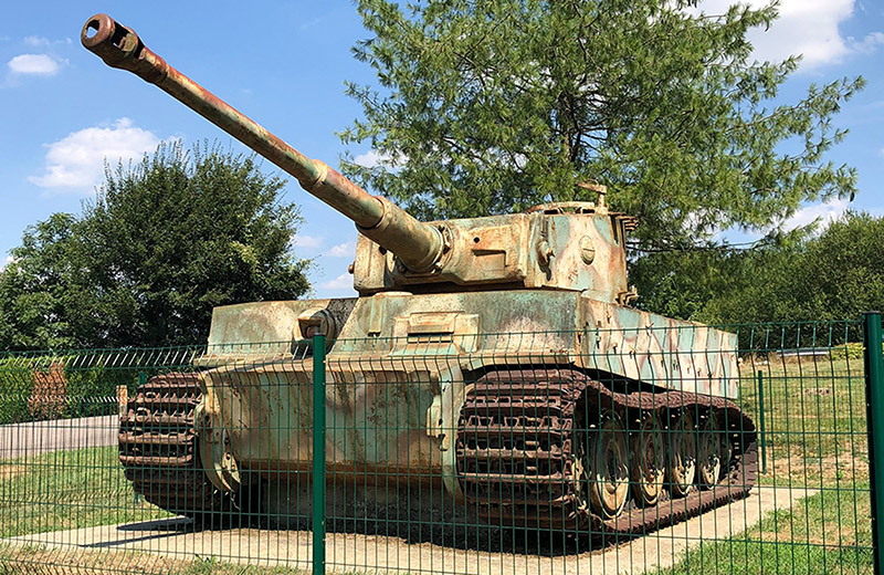 Tiger tank in Vimoutiers