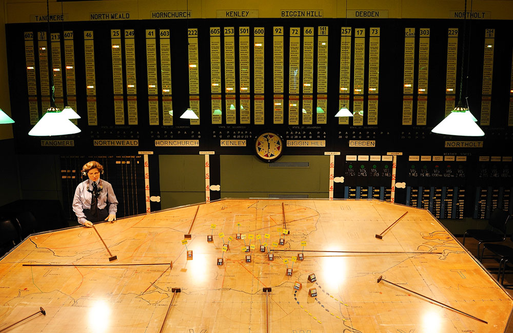 No. 11 Group Operations Room at Uxbridge