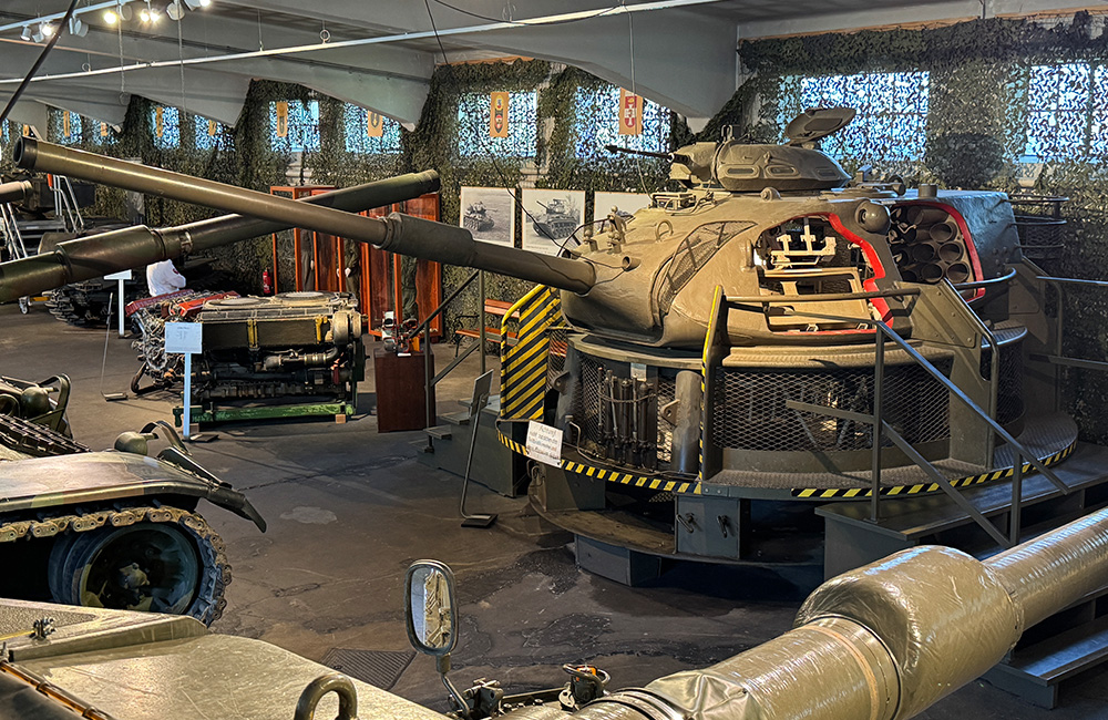 A turret model at the Vienna Museum of Military History