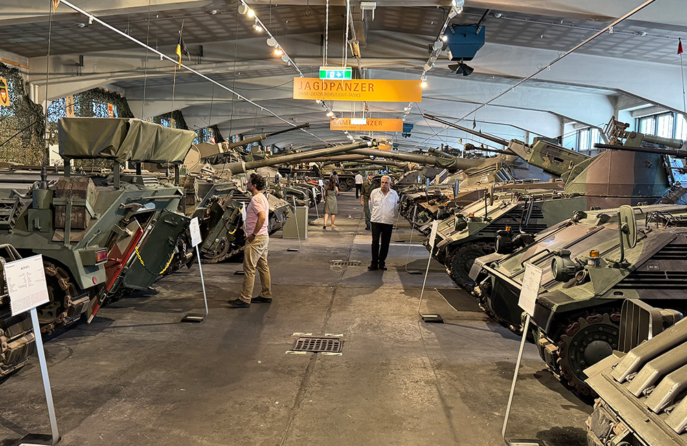 The tank hall of the Vienna Museum of Military History