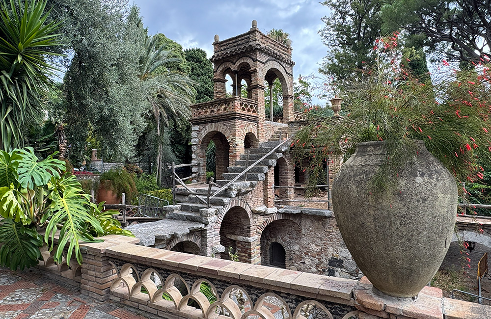 Public park in Taormina