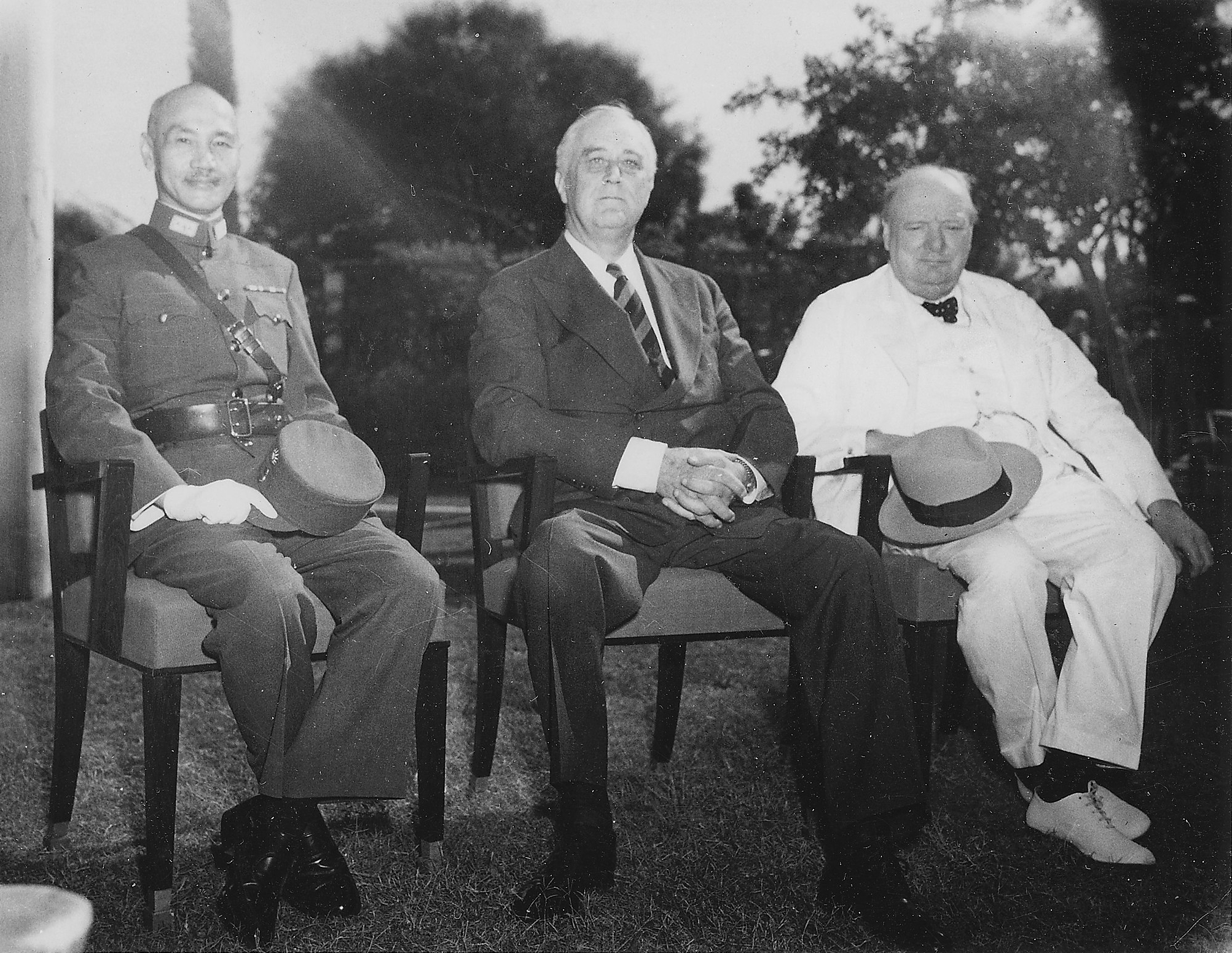 Which Allied war conference did Chinese Nationalist leader Chiang Kai-Shek attend during World War II?