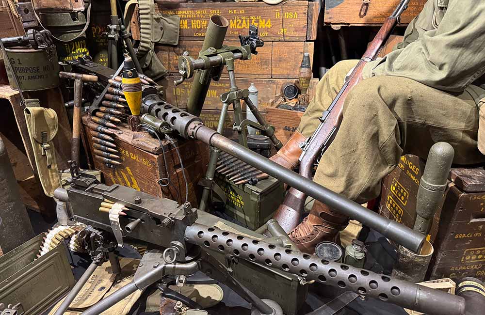 American weapons in Museo Gotica