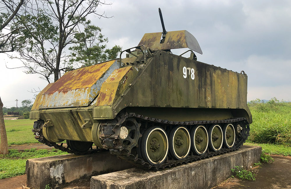 Armored vehicle at Khe Sanh Combat Base