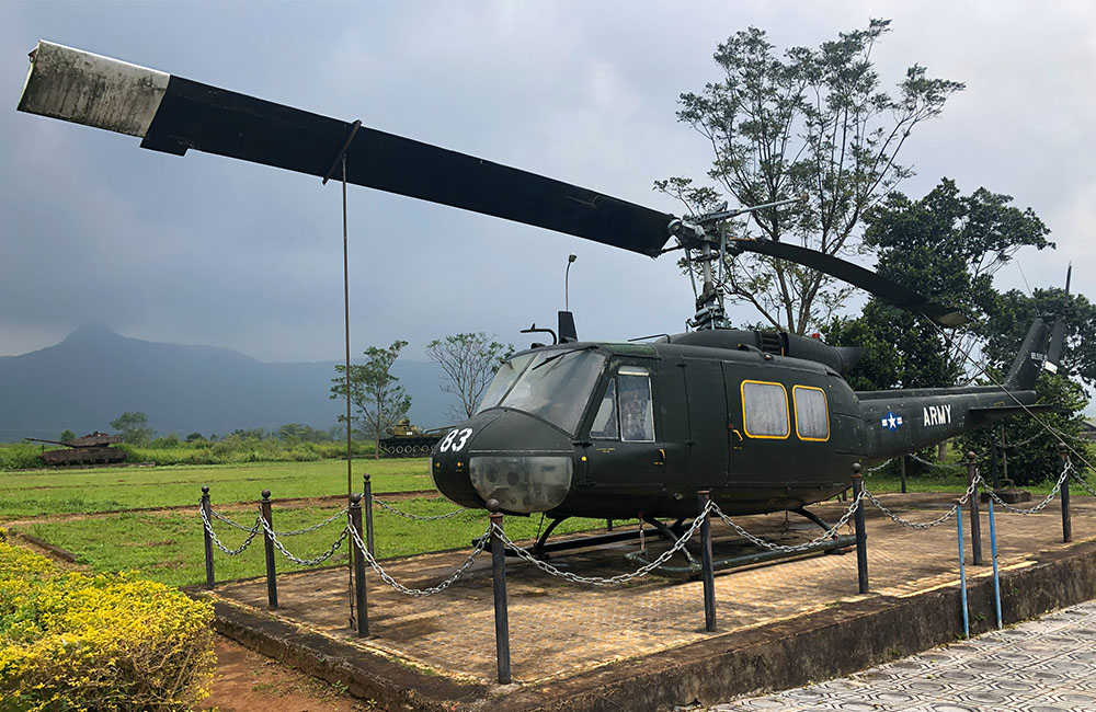 Helicopter at Khe Sanh Combat Base