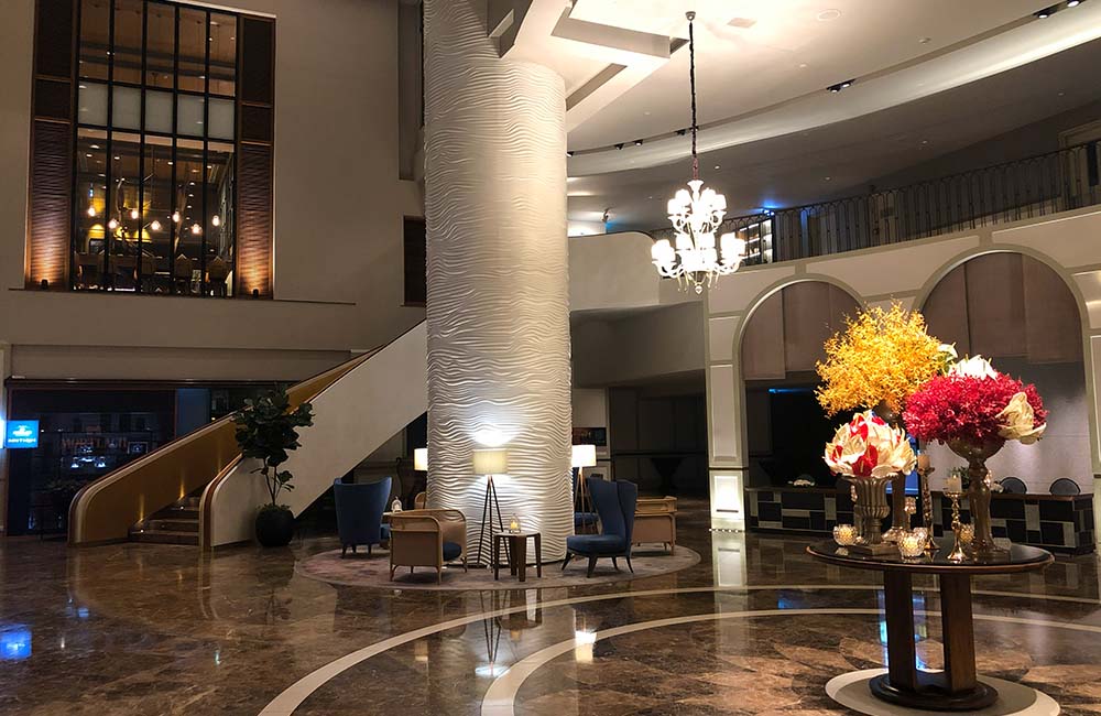 Hotel reception in Saigon