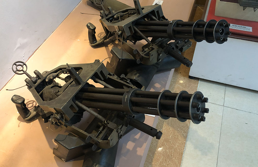 American miniguns at Vietnam People’s Air Force Museum