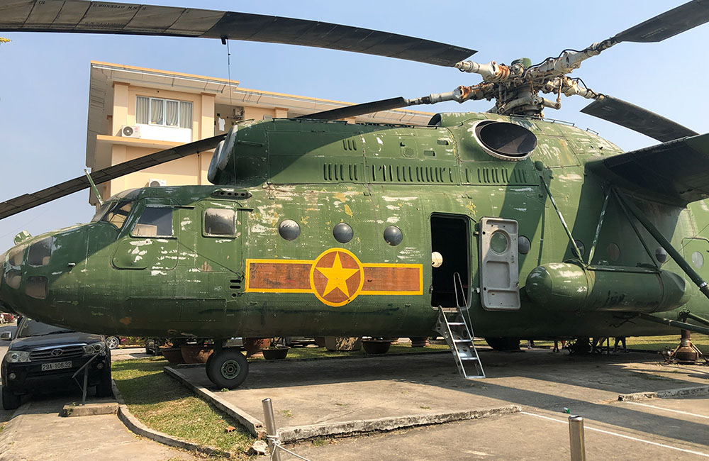 Russian helicopter at Vietnam People’s Air Force Museum