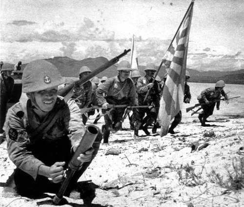 The Battle of Rabaul in January-February 1942 was a major defeat for the Allies and one of the early movements of the New Guinea campaign. What specific island is Rabaul on?