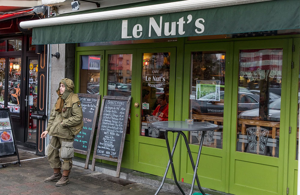 Local bar in Bastogne